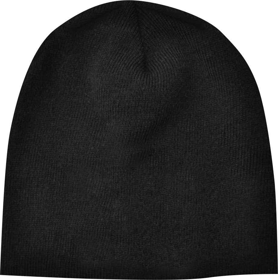 825 Tuque classique noire