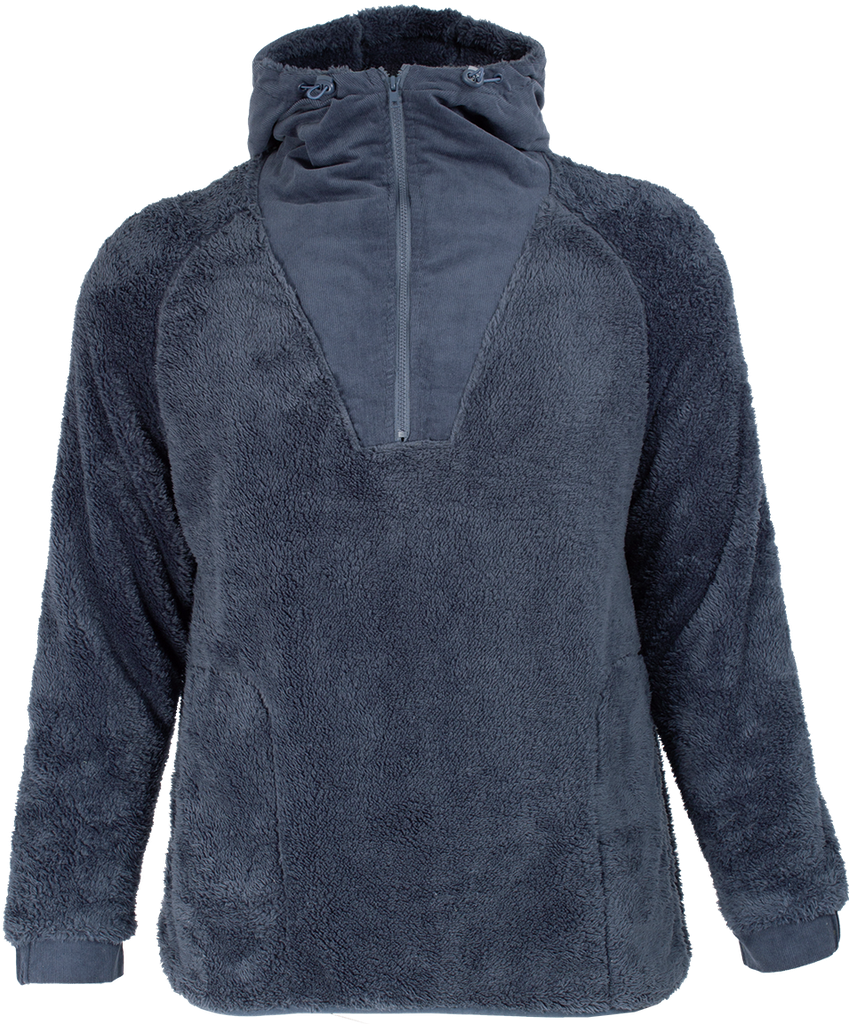 XS220U Chandail 1/4 zip en sherpa avec capuchon