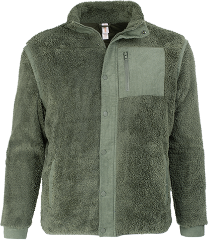 XS440U Manteau en sherpa avec manches amovibles