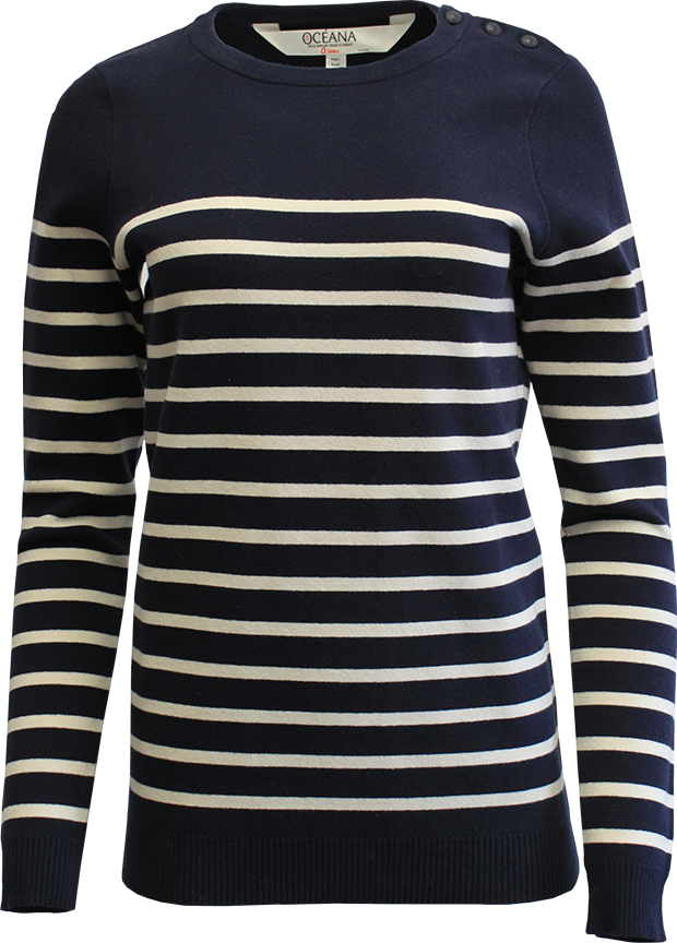 XR4605W Chandail en tricot matelot femme