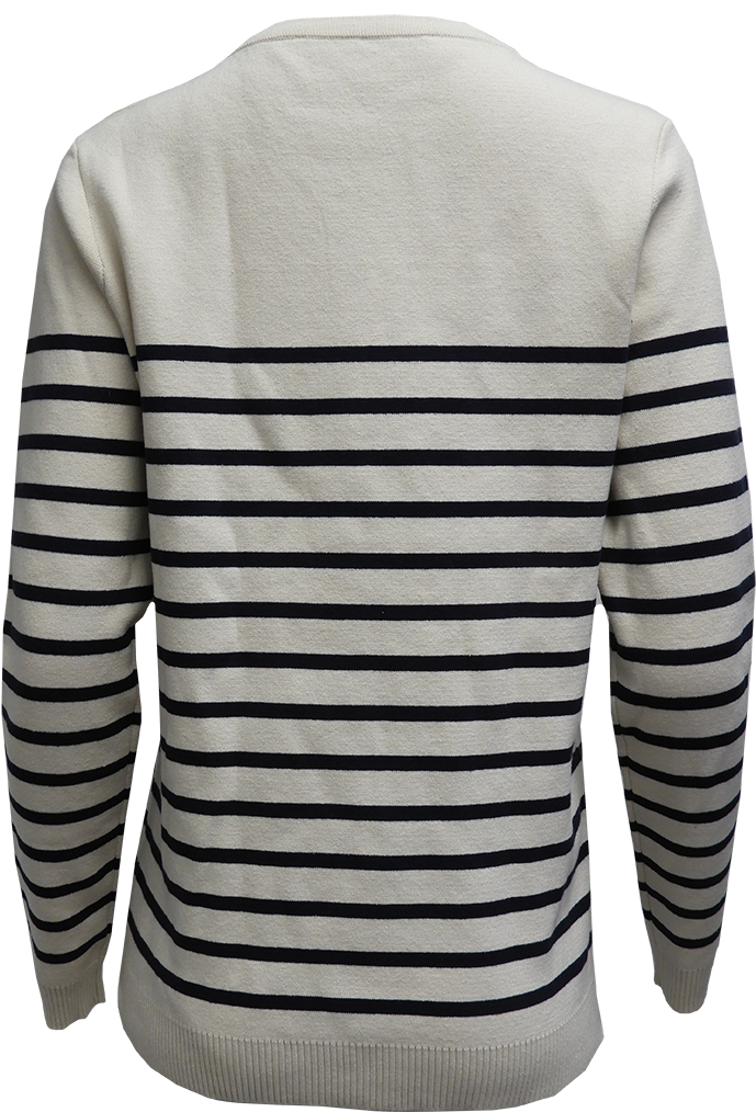 XR4605W Chandail en tricot matelot femme