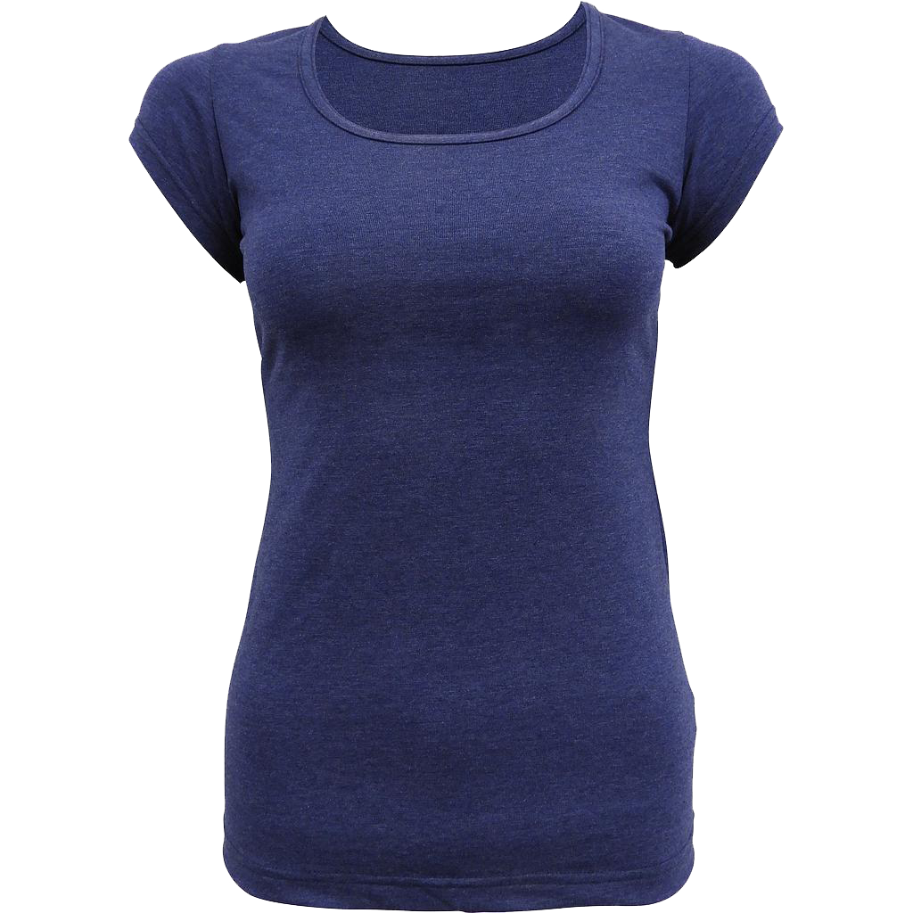 4212W T-SHIRT COL ROND FEMME