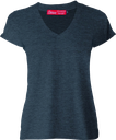 4312W T-SHIRT COL V FEMME