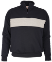 O232U Chandail 1/4 zip à blocs de couleur