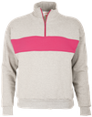 O232U Chandail 1/4 zip à blocs de couleur