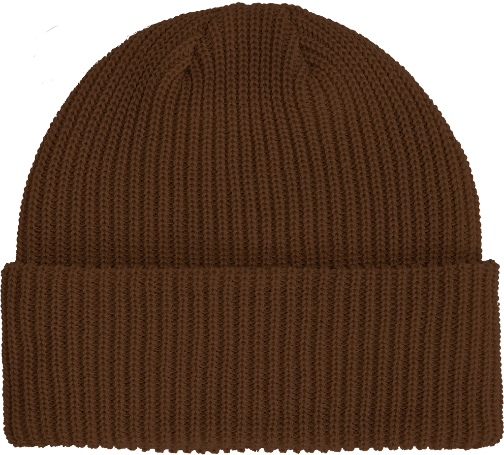 914 Tuque à rebord côtelée