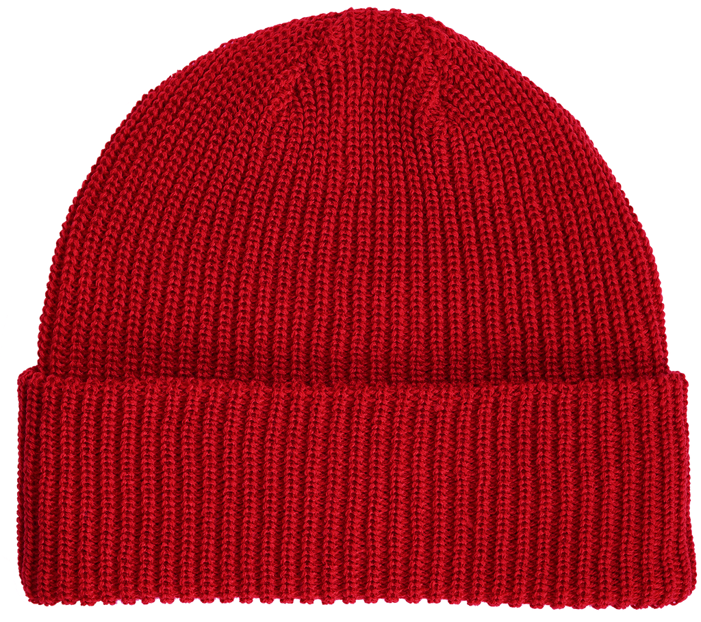 914 Tuque à rebord côtelée