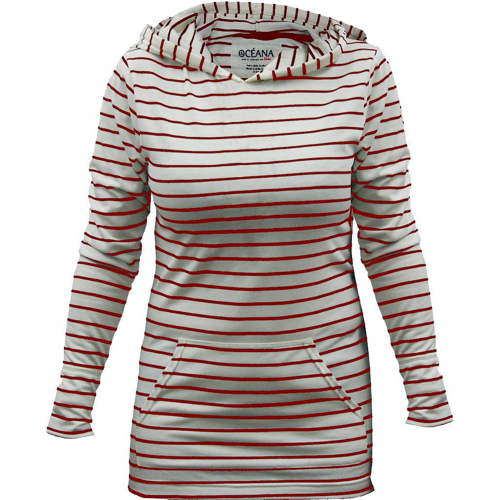 OC727W T-SHIRT KANGOUROU FEMME