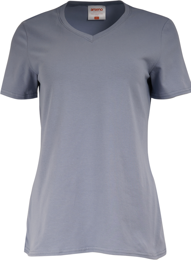 4319W T-shirt col V femme
