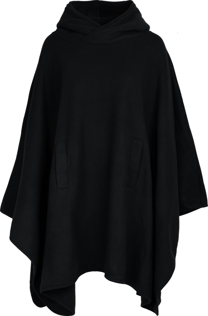 XMP9012 PONCHO EN MICRO-POLAR AVEC CAPUCHON