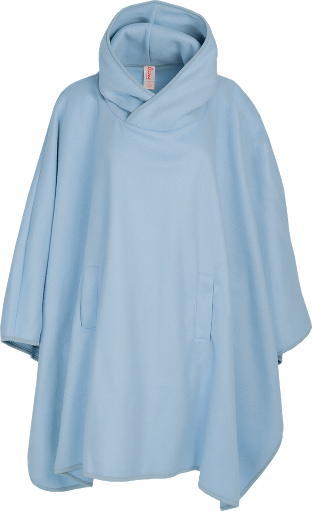 XMP9012 PONCHO EN MICRO-POLAR AVEC CAPUCHON