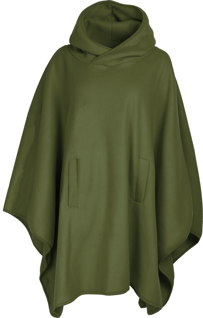 XMP9012 PONCHO EN MICRO-POLAR AVEC CAPUCHON