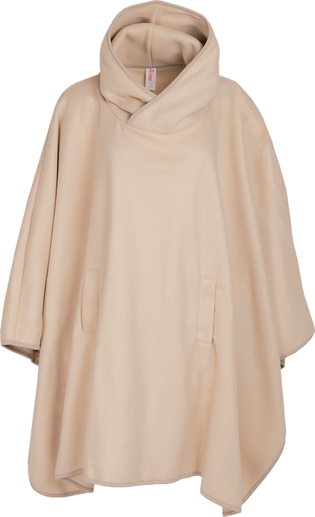 XMP9012 PONCHO EN MICRO-POLAR AVEC CAPUCHON