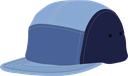U440E Casquette 5 panneaux enfant en coton