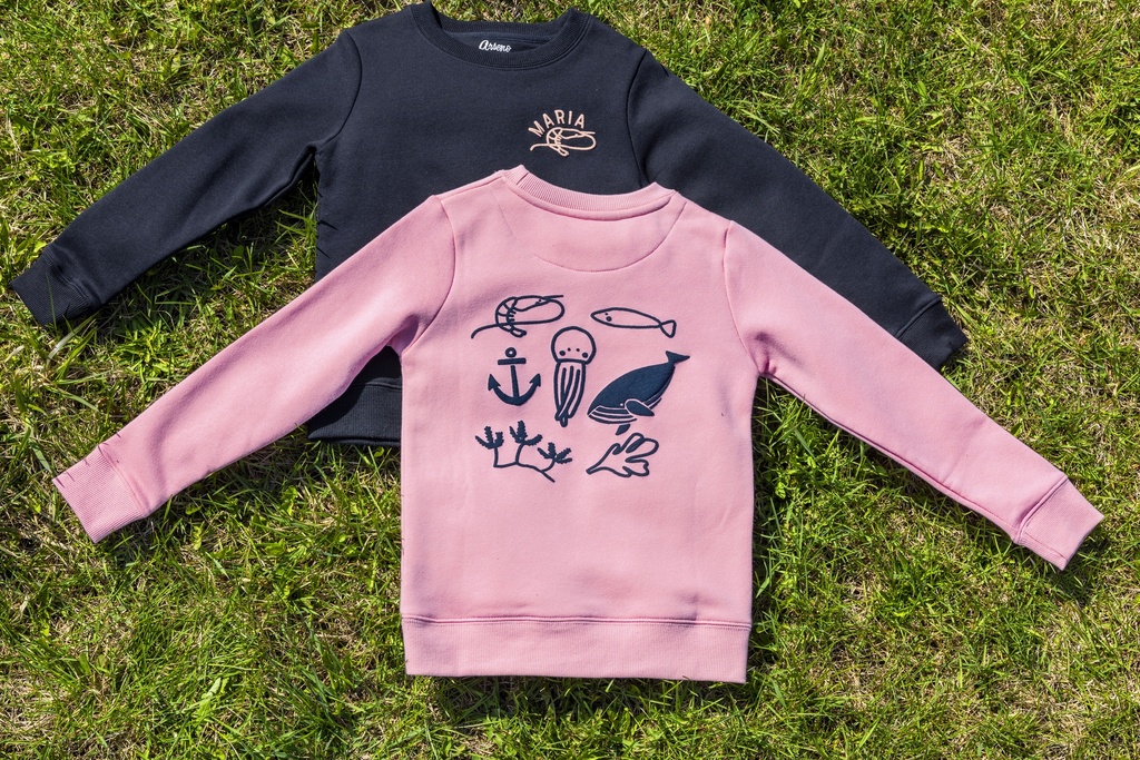 XO732J Ouaté col rond enfant-junior