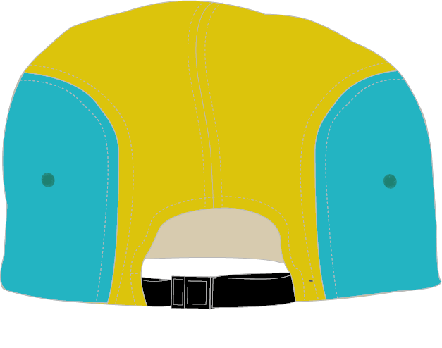 U440E Casquette 5 panneaux enfant en coton