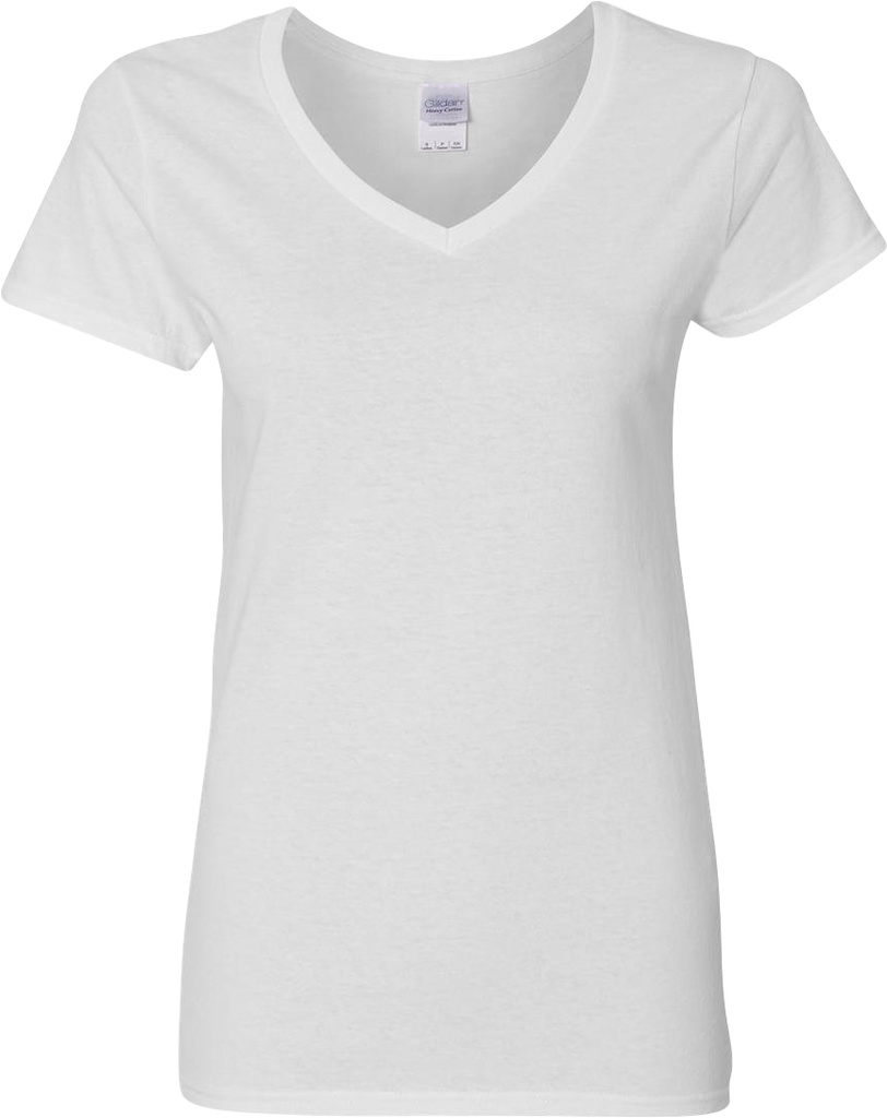 5V00L T-SHIRT COL V FEMME