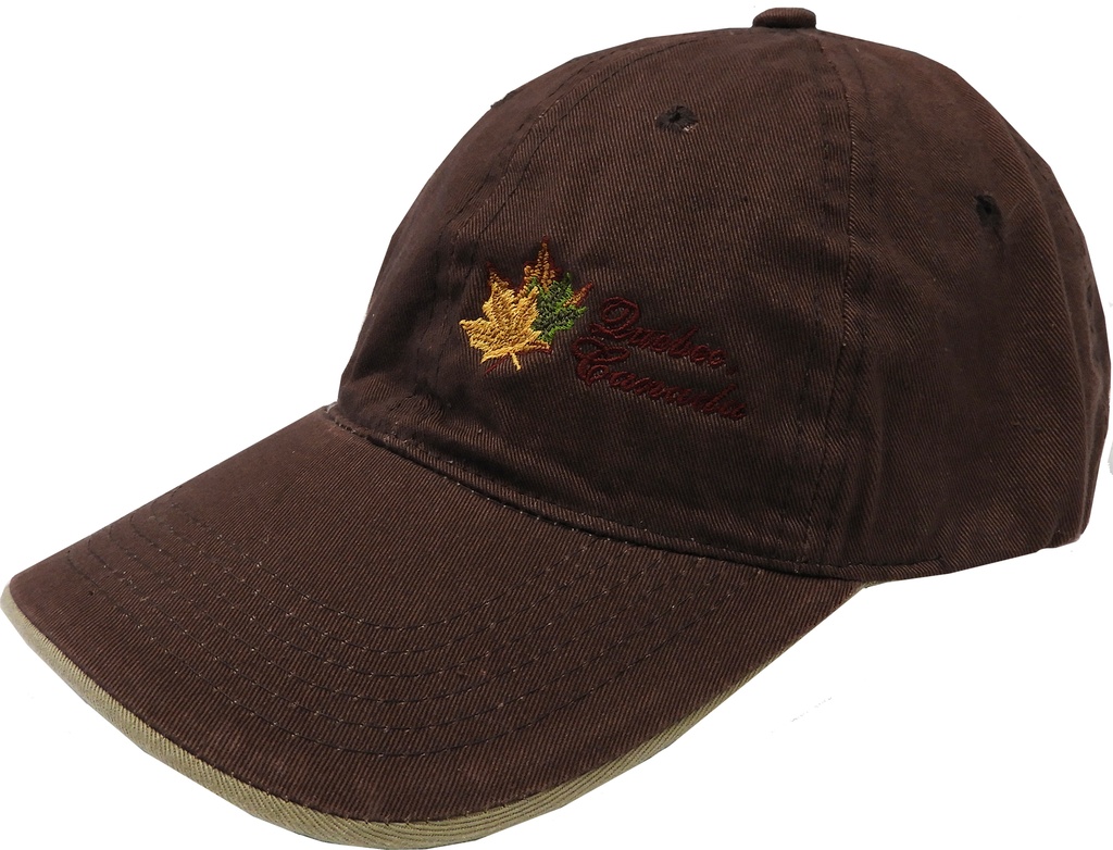 U729 CASQUETTE COTON BROSSÉ brodé Érable