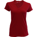 4312W T-SHIRT COL V FEMME*