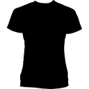 A6025W T-shirt Polyester Dame