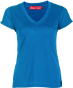 4315W T-shirt coton encolure V femme