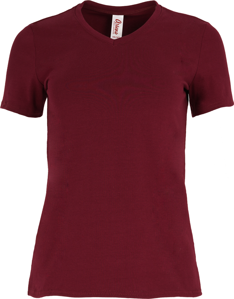 4319W T-shirt col V femme