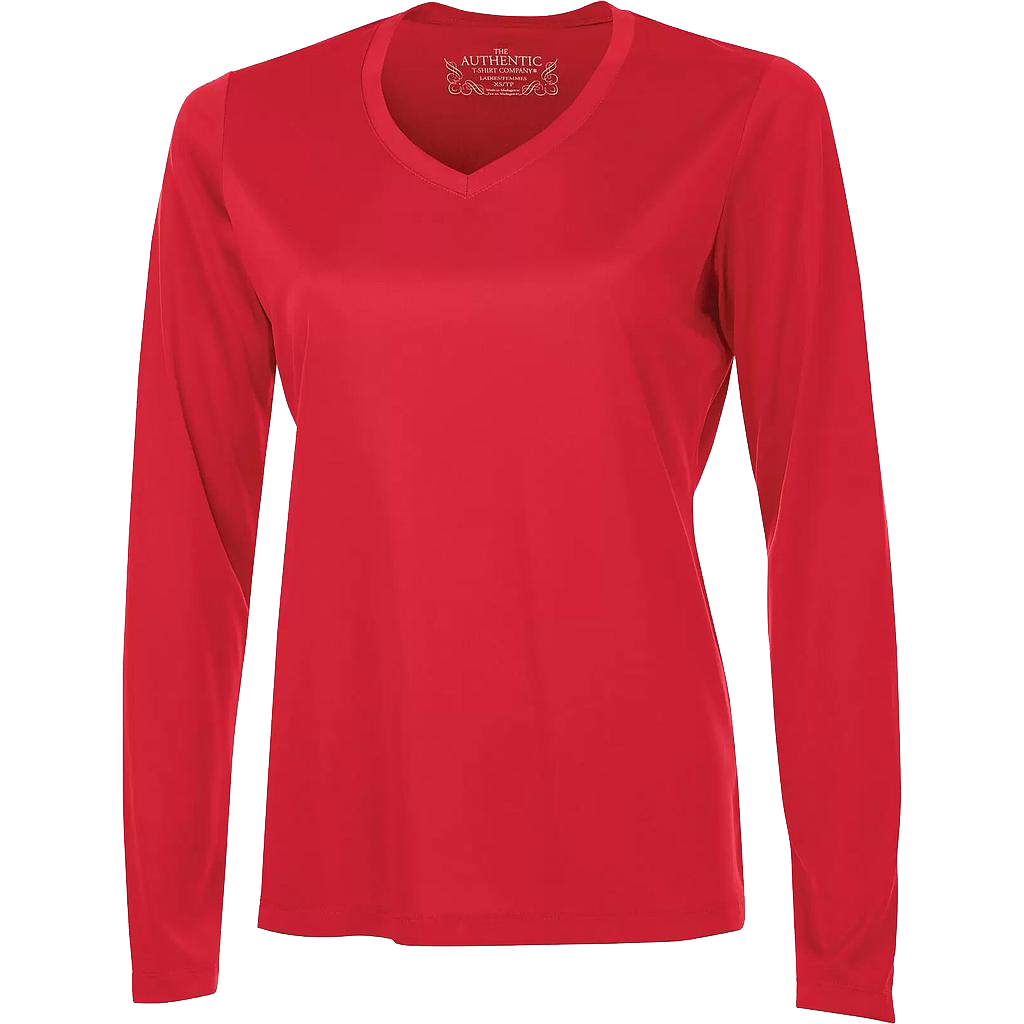 L3520LS Chandail manche longue col V Pro Team femme