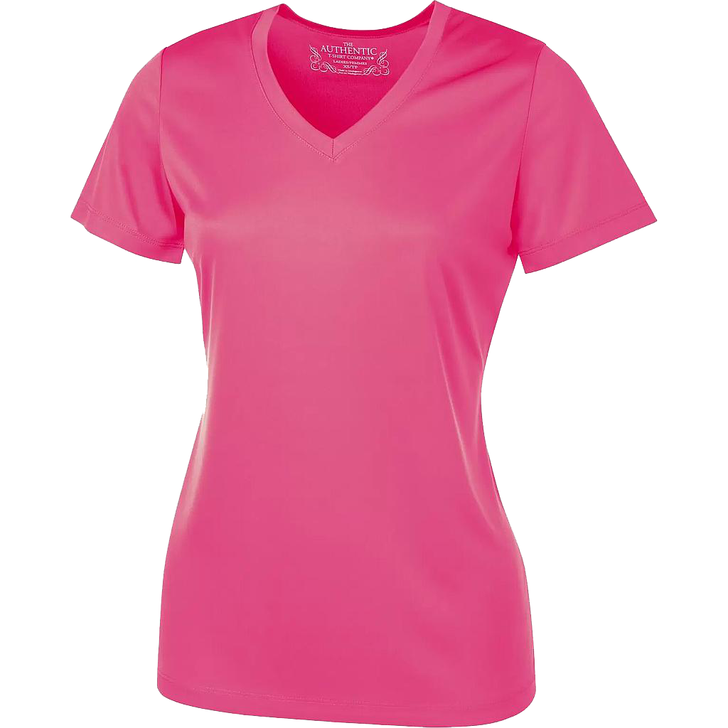 L3520 T-shirt sport col V Pro Team femme