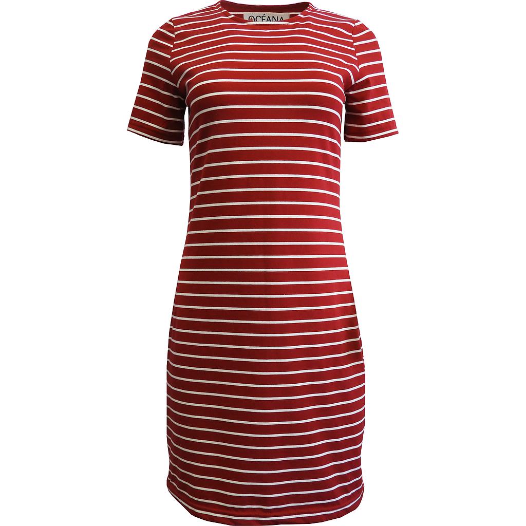 OC7107W Crew Neck Dress