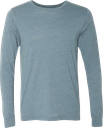 3501CVC T-Shirt cendré manches longues unisexe
