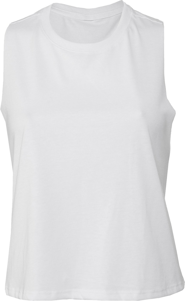 6682 Women's Cropped Racerback Tank Top