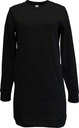 XO7005W Crew Neck Sweater Dress (XS) (BLACK)