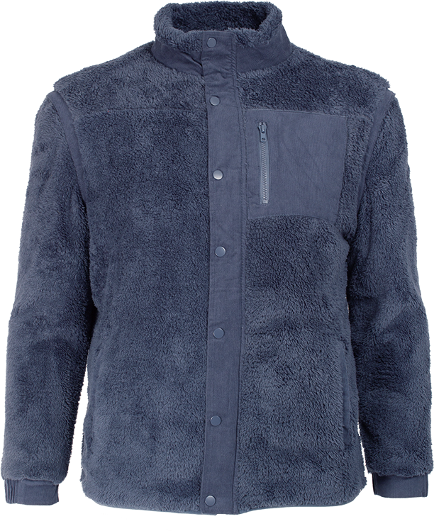 XS440U Manteau en sherpa avec manches amovibles