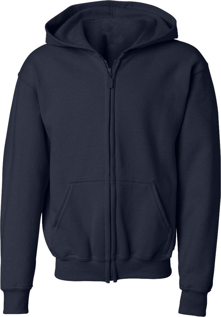 Youth Full Zip Hooded Sweatshirt