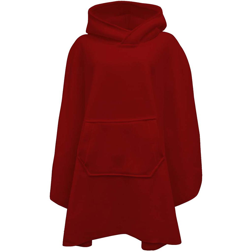 P9008 Fleece Hooded Poncho