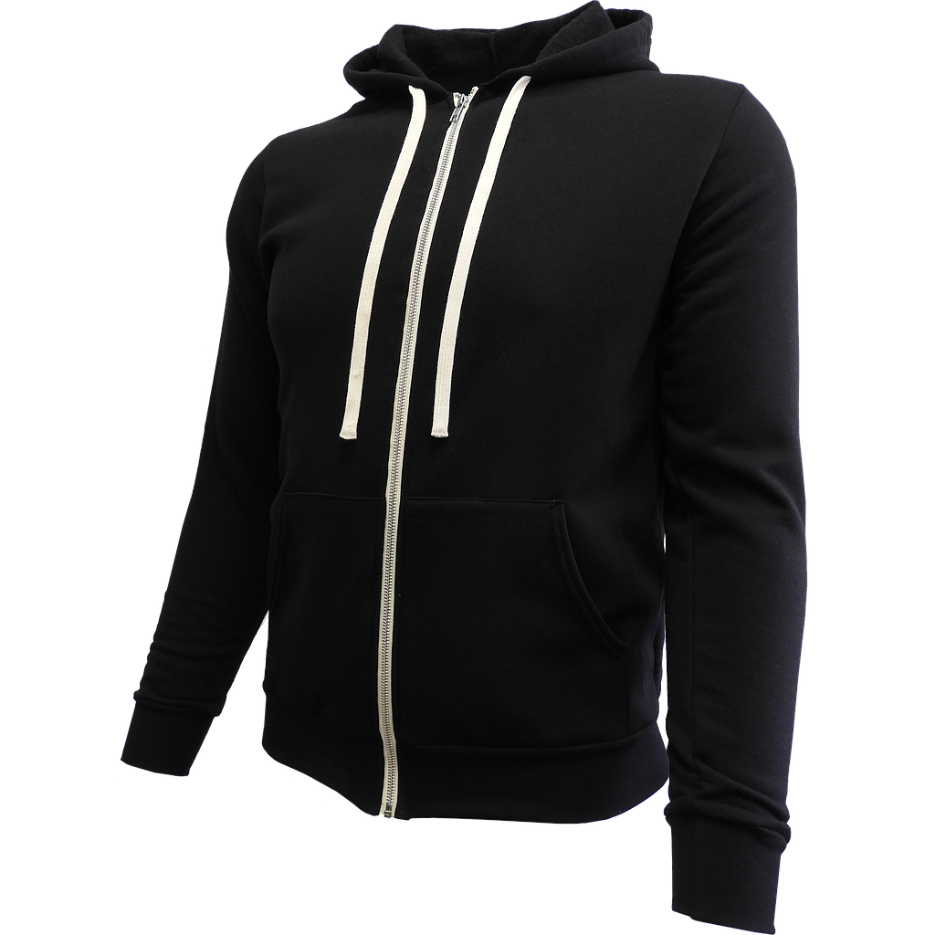 O627U Unisex Zipper Fleece Hoodie