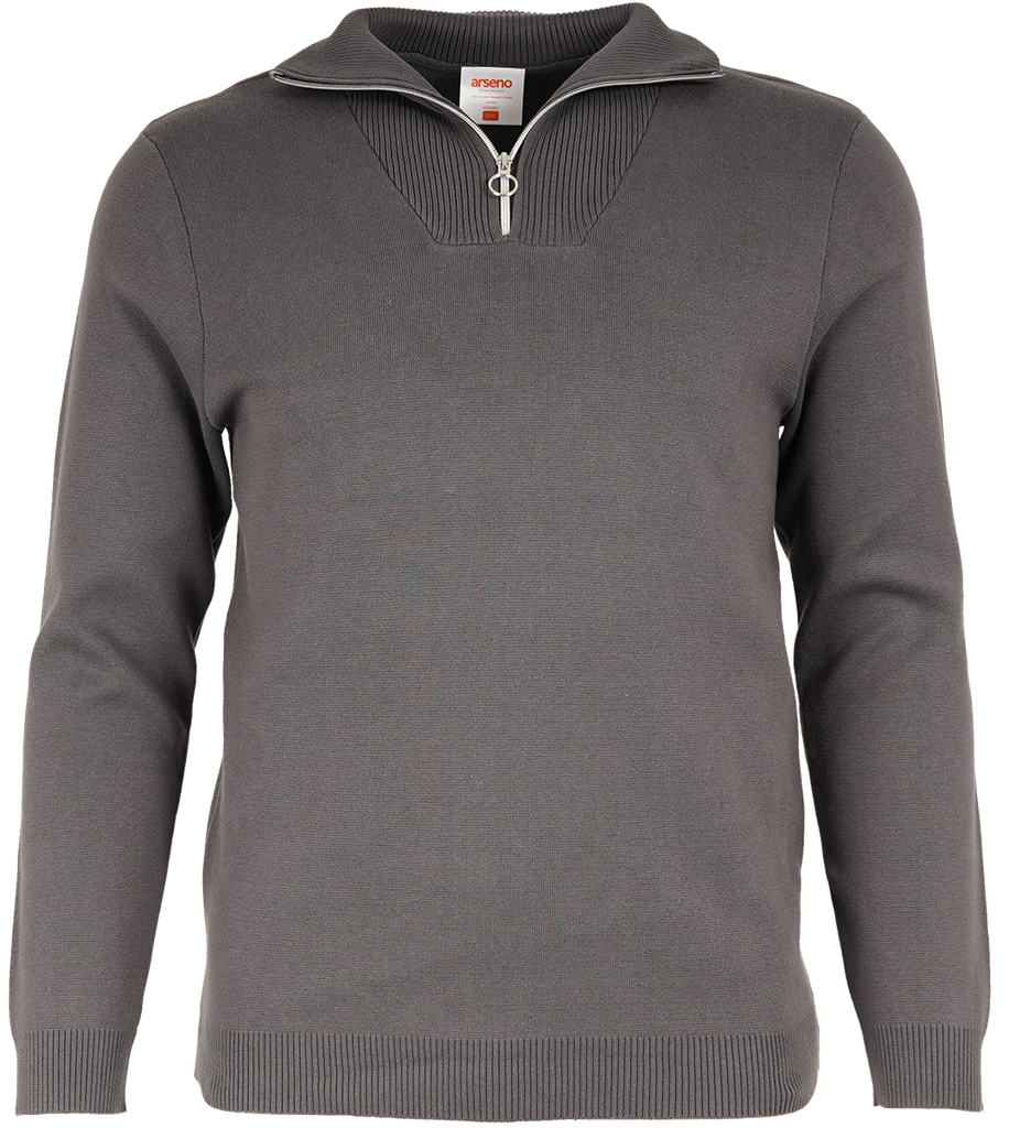 XR4608U Ribbed 1/4 Zip Sweater