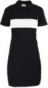 7023W Robe polo à blocs de couleur 1/4 zip