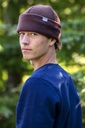 P8116 Fleece beanie with double cuff