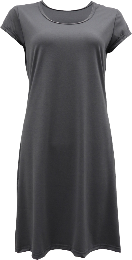 7736W Robe encolure ronde*