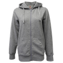X4800U Unisex Full Zip Hooded Fleece Sweatshirt (XS) (HEATHER GRAY)