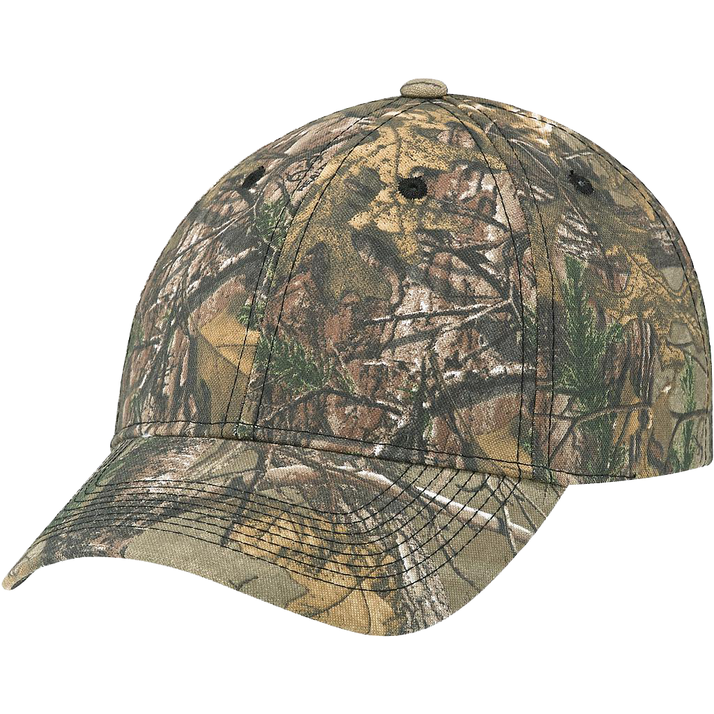 6Y630M Casquette camo polycoton brossé