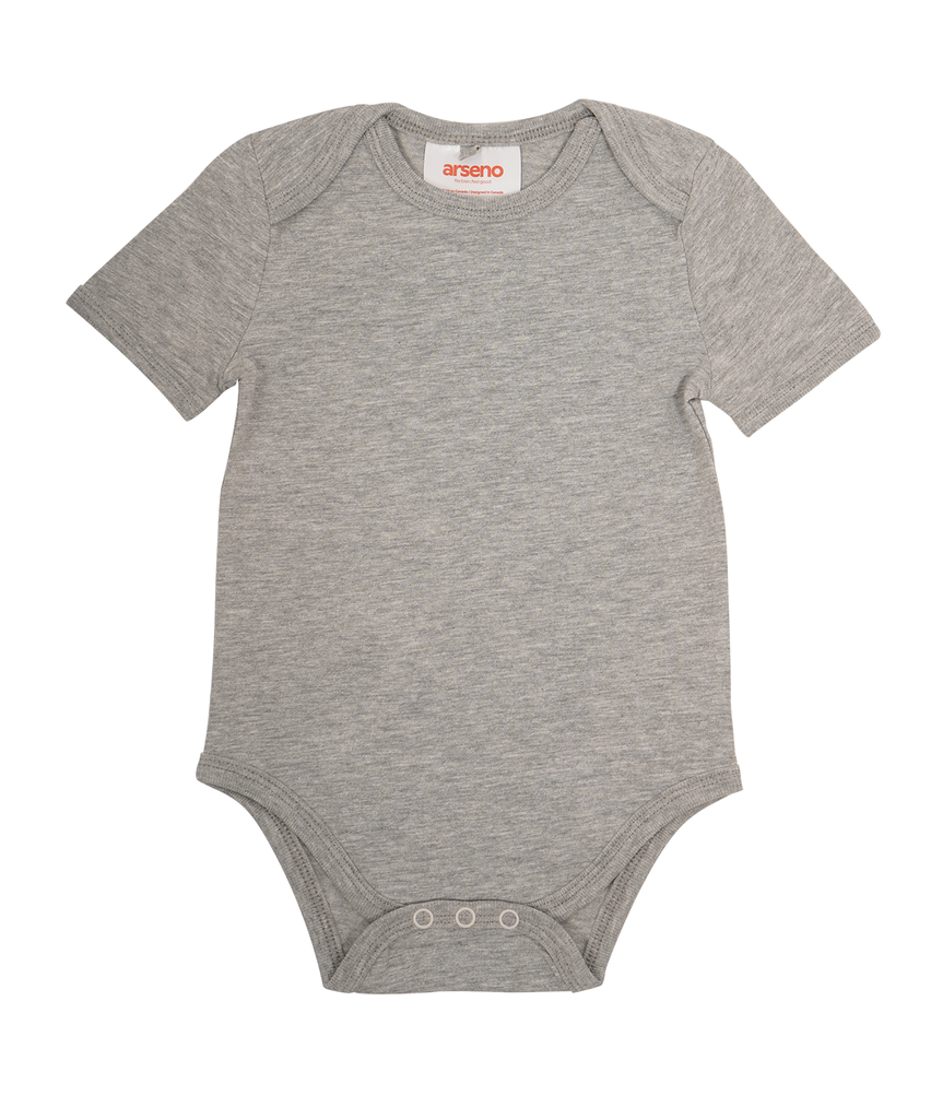 A6805B Dormeuse bébé gris chiné pâle