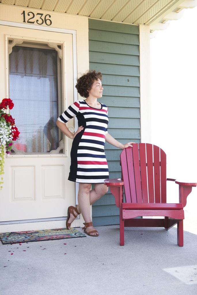 OC7831W Robe rayé