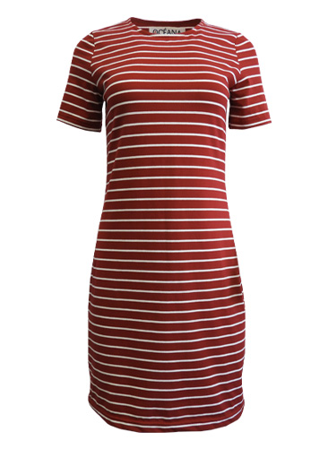 OC7107W Crew Neck Dress