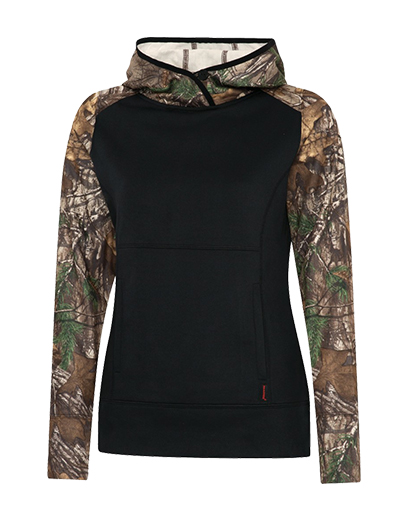 L2051 Ladies Realtree Fleece Two Tones Hooded Sweatshirt