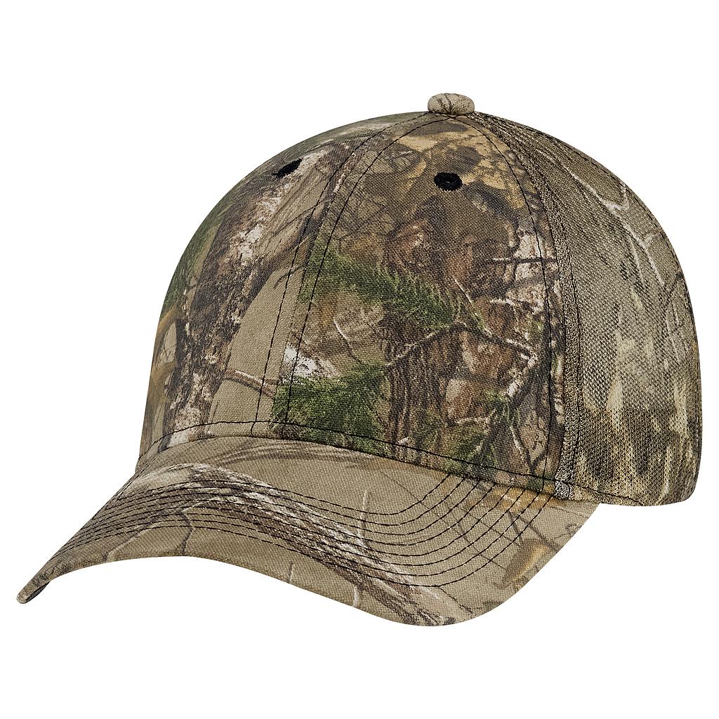 6Y840M Camo Polycotton Mesh Cap