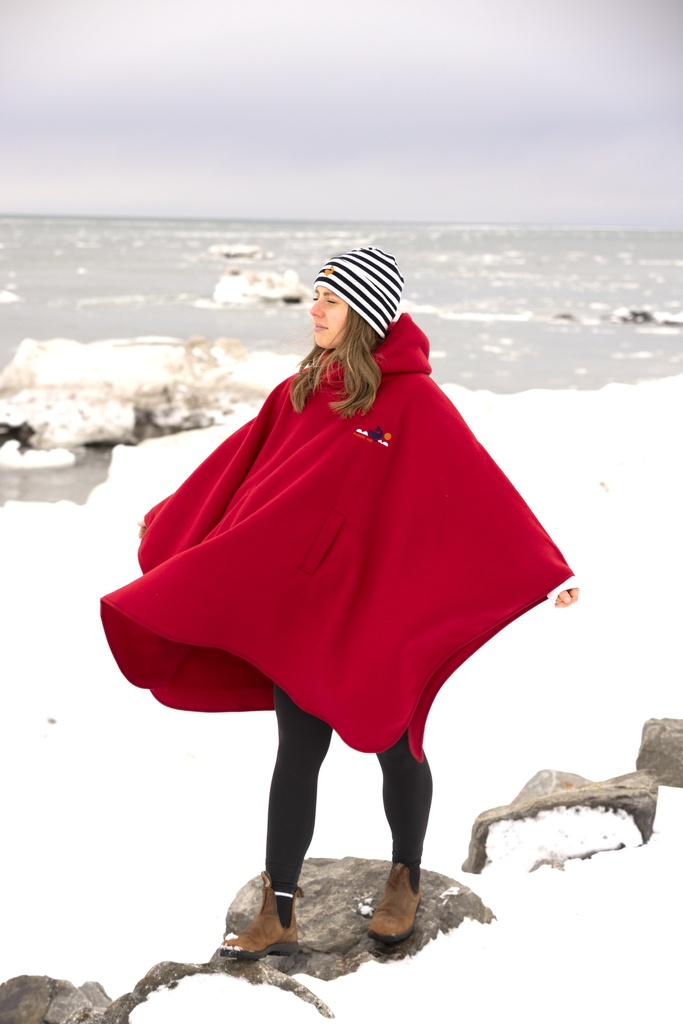 XP9012 Fleece Hooded Poncho