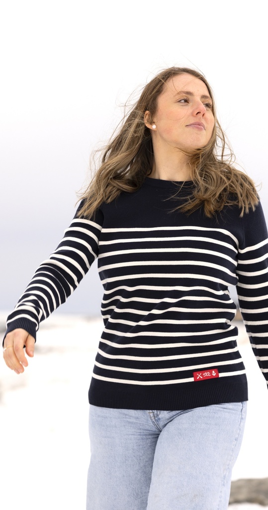 XR4605W Women's Sailor Knit Sweater