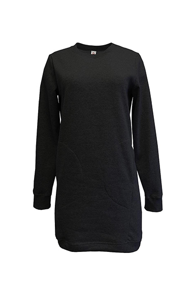 O7005W Crew Neck Sweater Dress